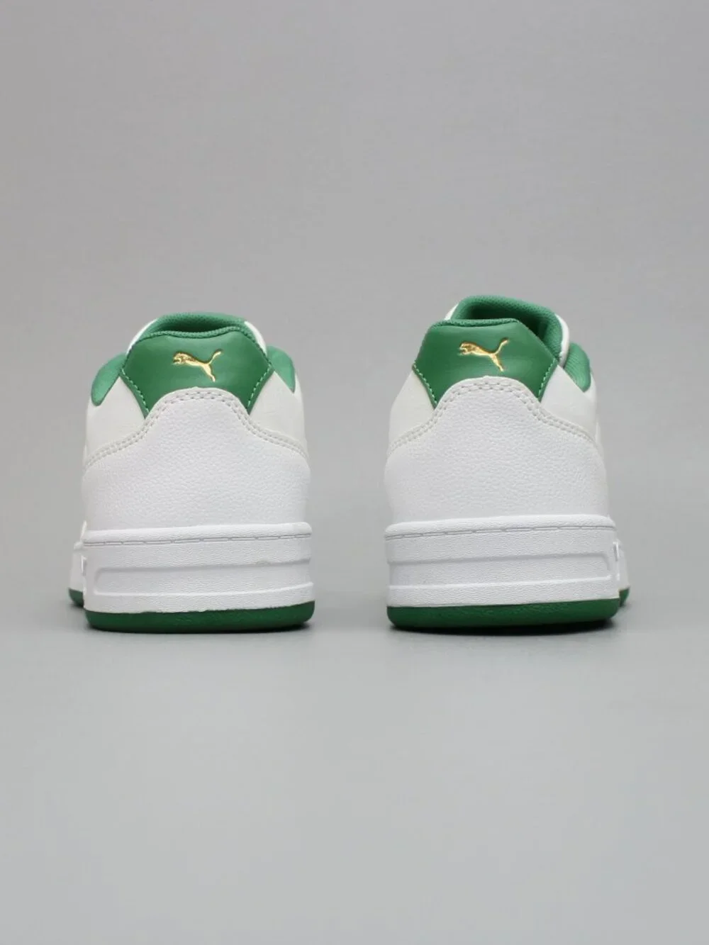 Puma Ladies 8 Court Classy White Green Sneakers Tennis Fashion Shoes - 395021-13